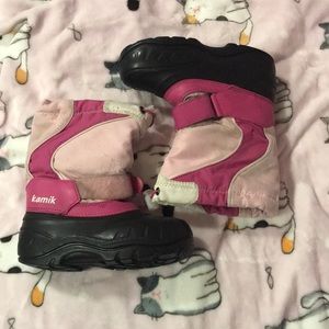 Kamik Kids’ Pink Winter Boots